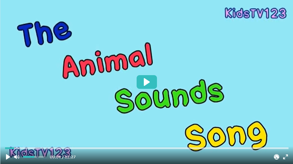 The Animal Sounds Song | Ms. Nicole's Blog